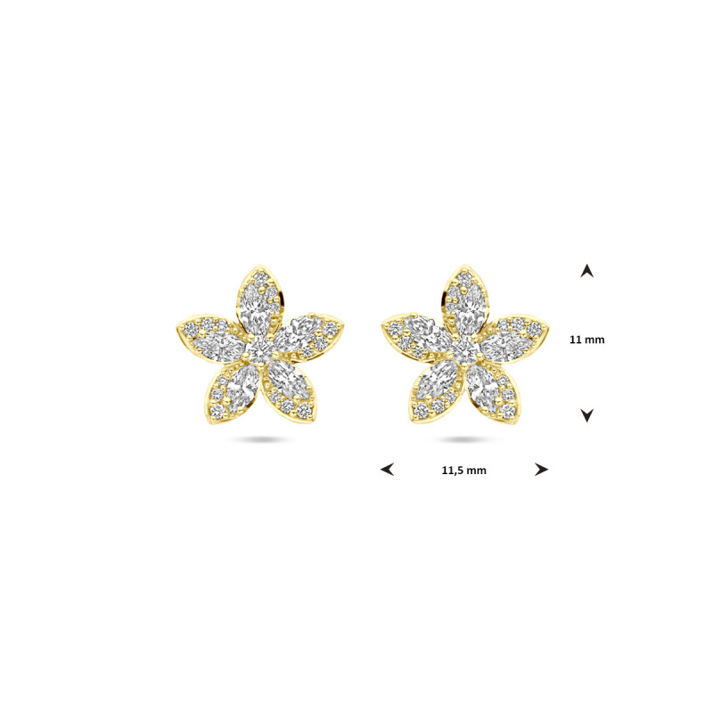 14-karaat-gouden-oorknopjes-met-bloem-en-diamanten-0-84-crt-11-5-mm-breed-hoogte-11-mm