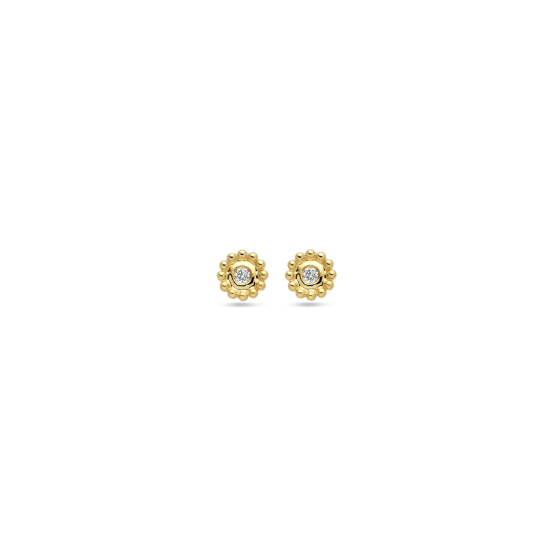 14-karaat-gouden-oorknopjes-met-bolletjes-en-diamanten-van-0-02-crt-diameter-4-mm