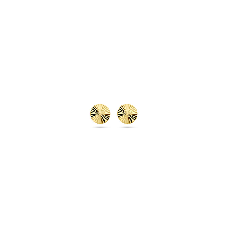 14-karaat-gouden-oorknopjes-met-glanzend-gediamanteerd-oppervlak-diameter-4-mm