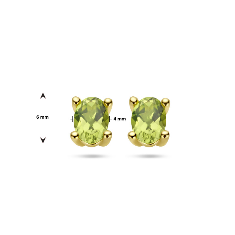 14-karaat-gouden-oorknoppen-met-peridot-ovaal-6-x-4-mm