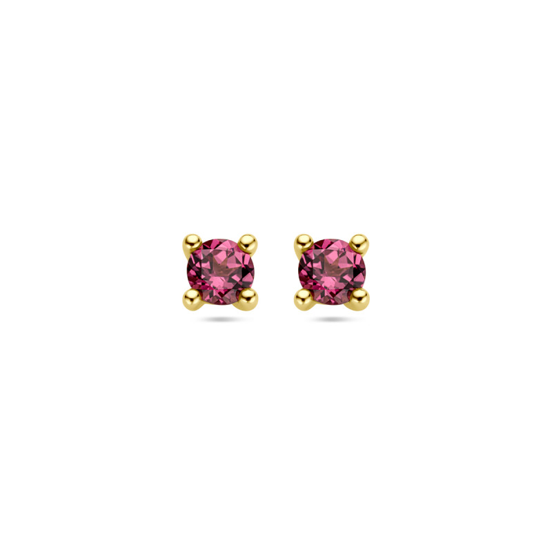 14-karaat-gouden-oorknoppen-rond-met-roze-rode-rhodoliet-4-mm-x-6-mm