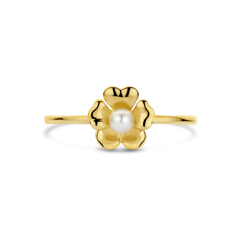14-karaat-gouden-ring-met-parel-in-bloemvorm-7-5-mm-breed