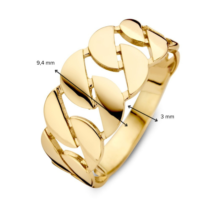 14-karaat-gouden-ring-met-schakels-in-de-vorm-van-halve-cirkels