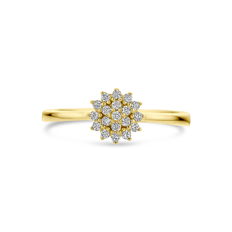 14-karaat-gouden-ring-met-transparante-zirkonia-in-bloemvorm-7-5-mm-breed