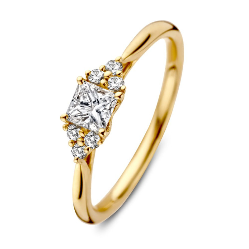 14-karaat-gouden-vintage-stijl-ring-met-prinses-en-briljant-geslepen-diamanten-0-52-crt