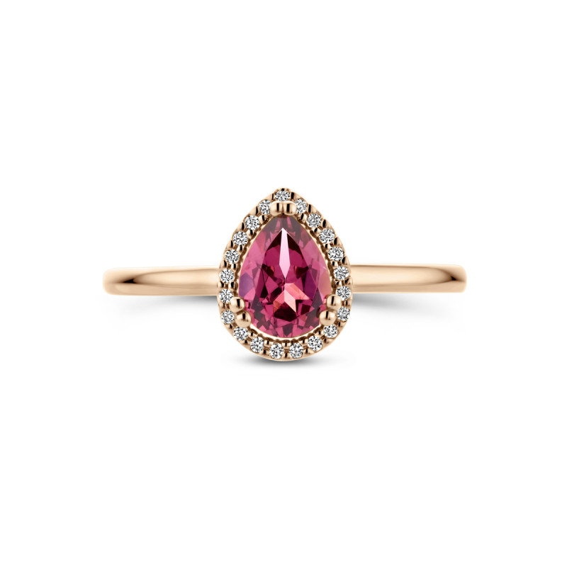 14-karaat-rosegouden-druppelvormige-ring-met-rode-rhodoliet-en-diamant-0-06-crt