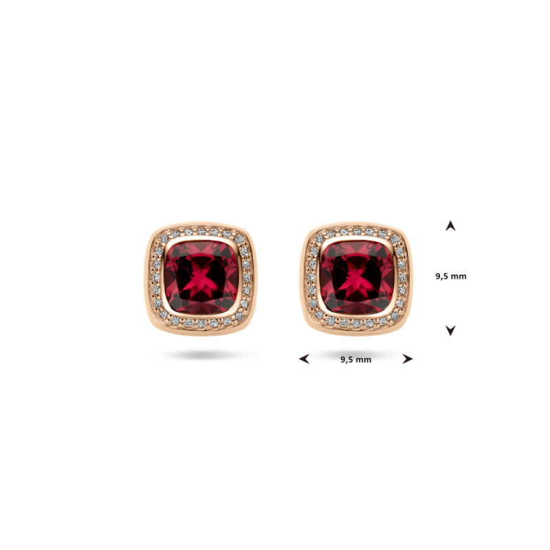 14-karaat-rosegouden-oorknopjes-met-diamant-015-crt-en-rhodoliet-95x95-mm