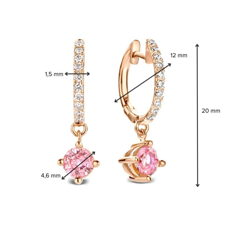 18-karaat-rosegouden-oorringen-met-roze-saffier-en-diamanten-0-20-crt-hoogte-20-mm