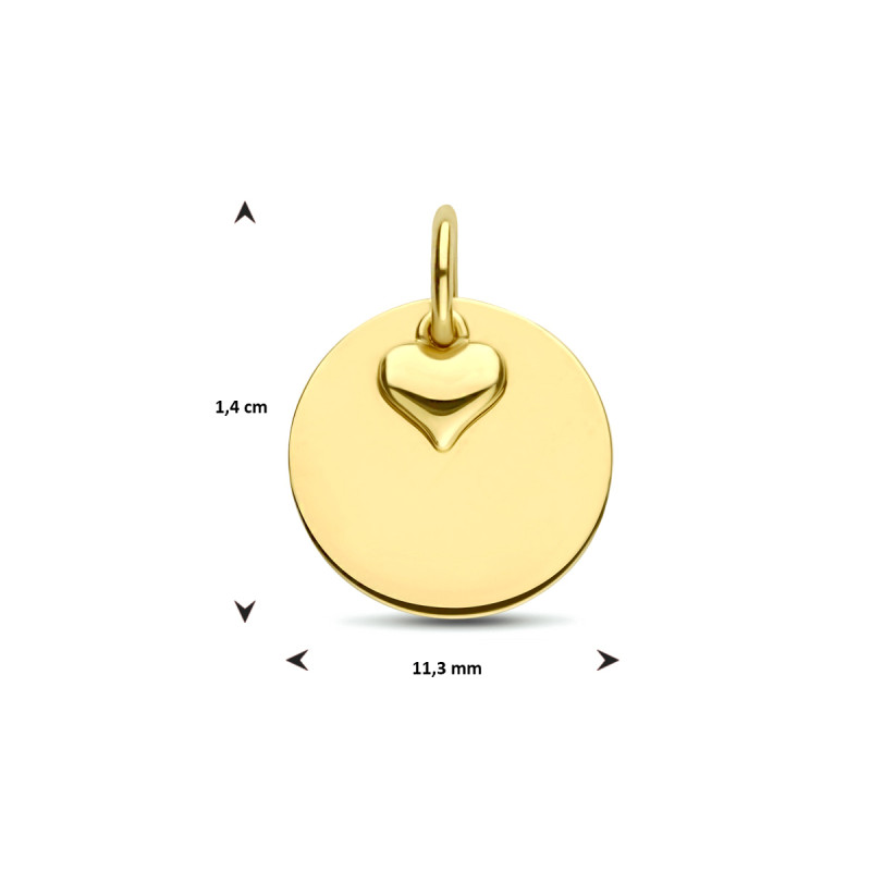 9-karaat-goudkleurige-graveerhanger-rond-met-hartje-11-3-mm-breed-x-14-mm-hoog