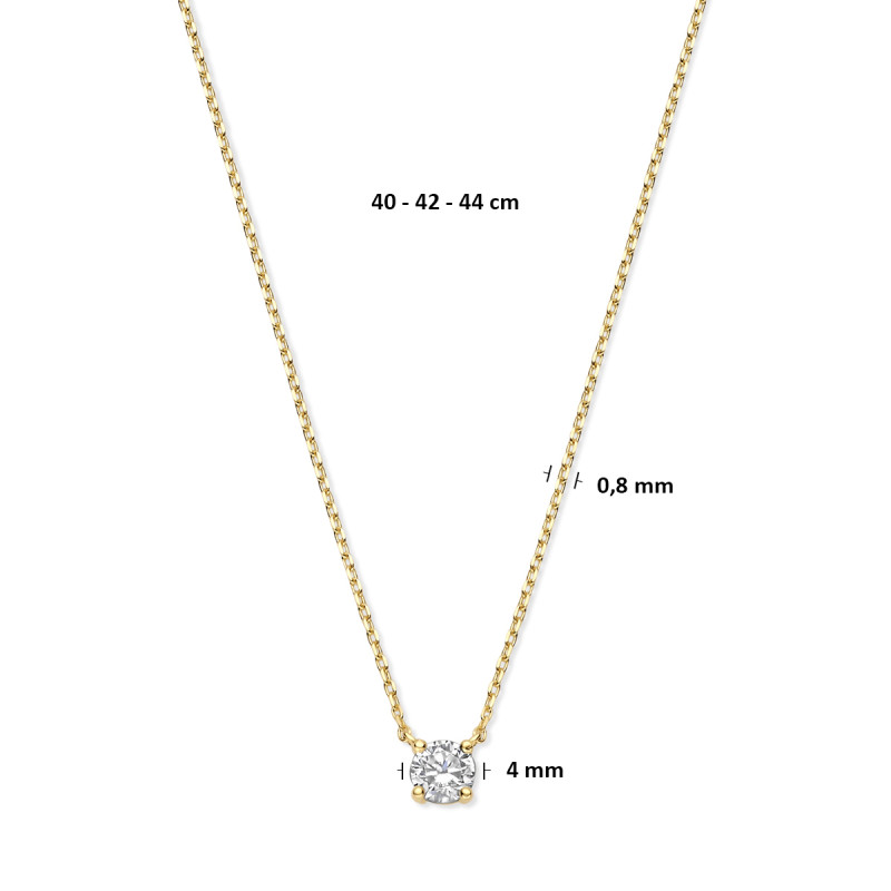 9-karaat-goudkleurige-ketting-met-transparante-zirkonia-hanger-0-8-mm-breed-lengte-40-42-44-cm