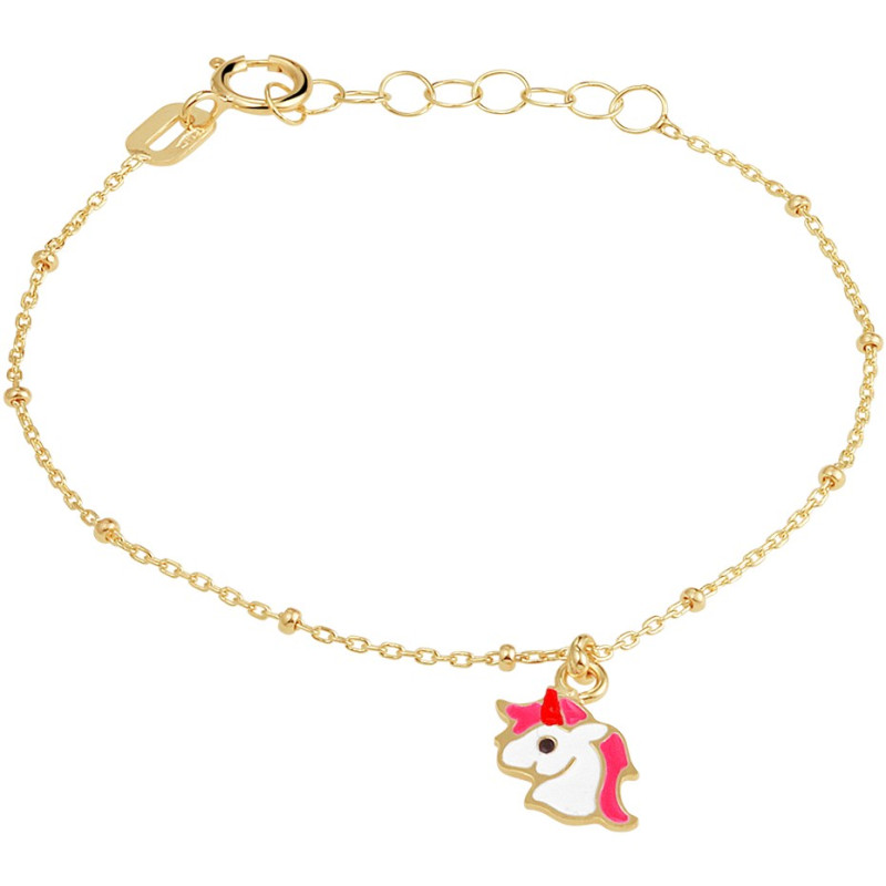 armband-goud-met-eenhoorn