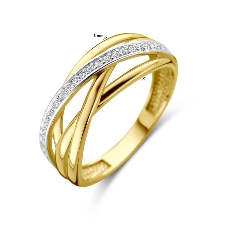 bicolor-14-karaat-gouden-crossover-ring-met-zirkonia-8-mm-breed