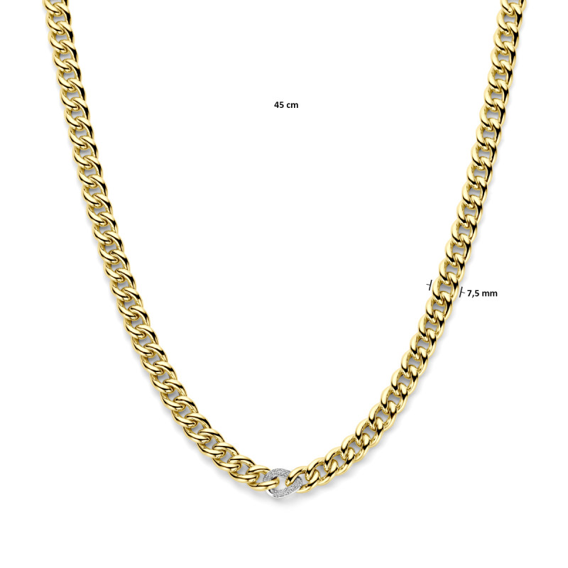 bicolor-14-karaat-gourmet-ketting-met-briljante-diamanten-012-crt-lengte-45-cm