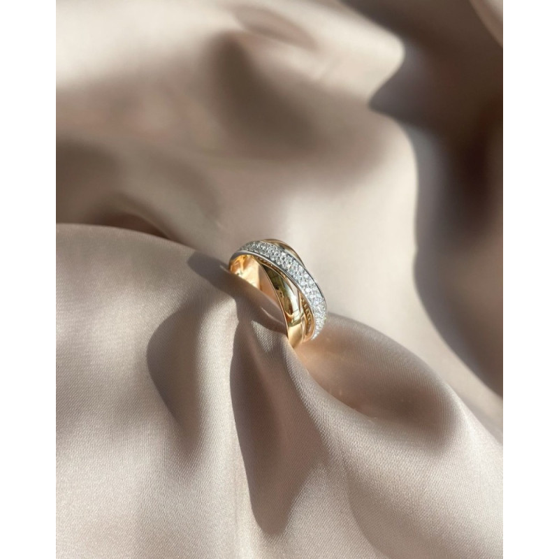 bicolor-crossover-ring-met-briljant-geslepen-diamanten-0-37-crt