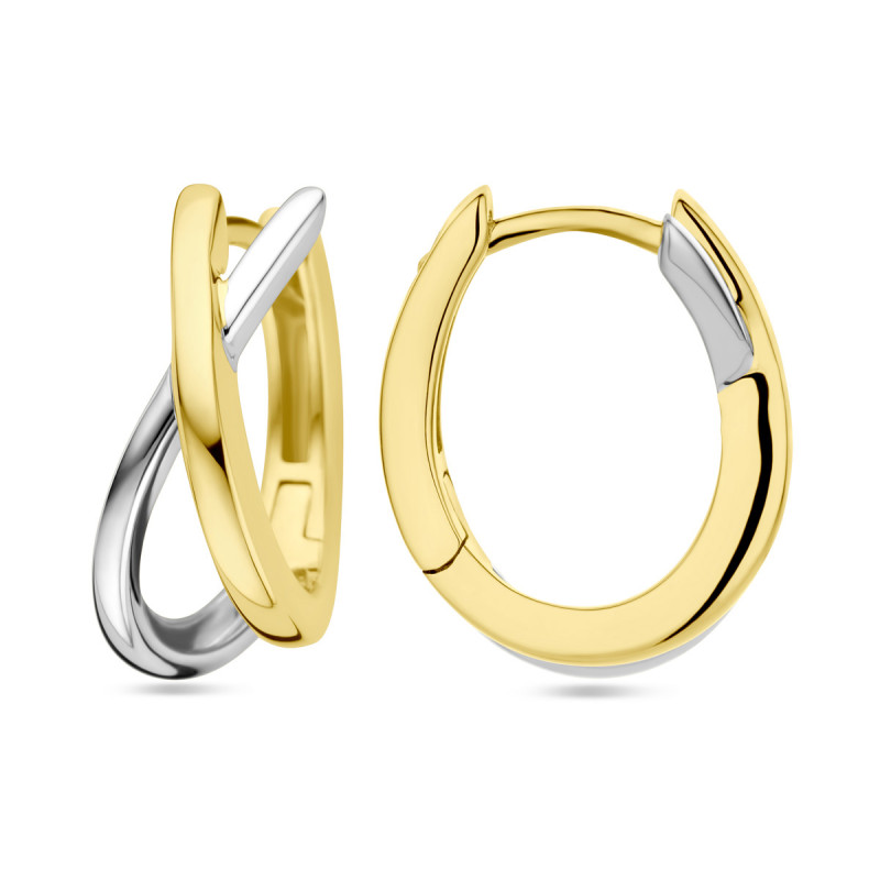 bicolor-klapoorringen-gekruist-goud-en-witgoud-6-5-mm-hoogte-16-5-mm