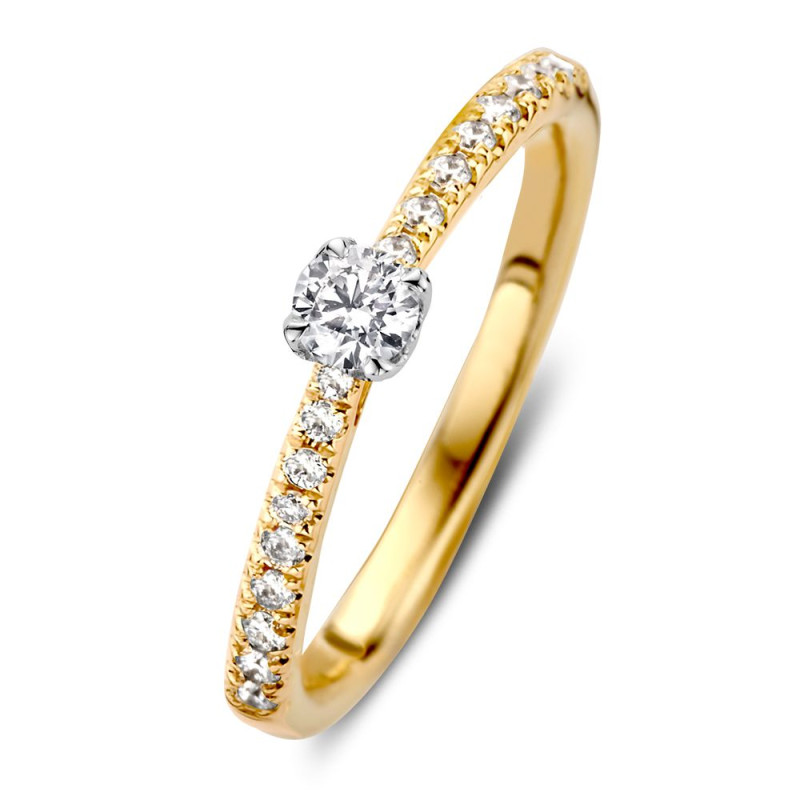bicolor-solitair-ring-diamanten-midden-en-zijstenen-0-35-crt