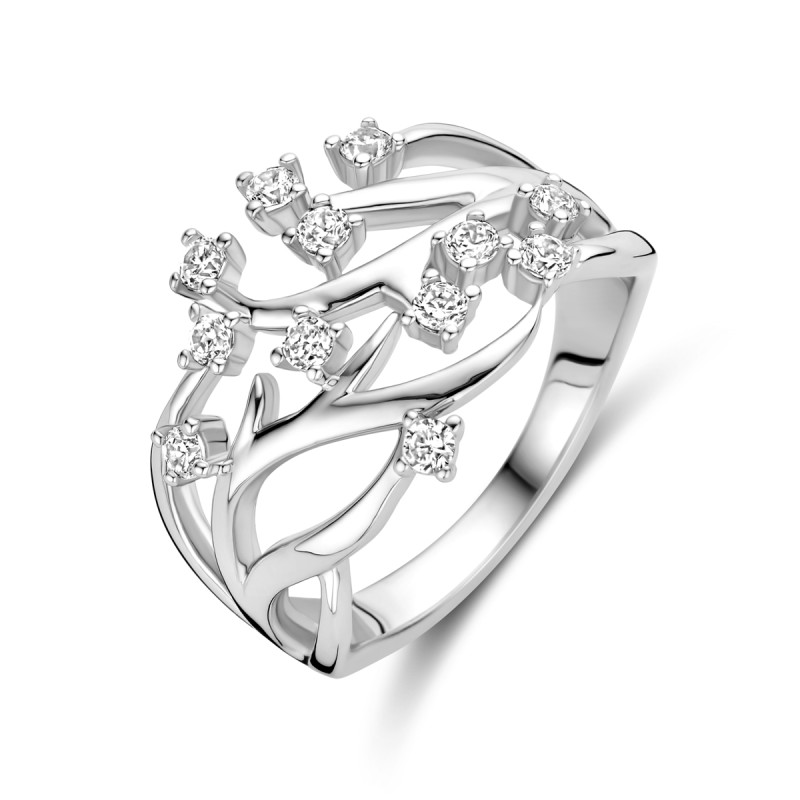 Brede zilveren ring - - Zilveren sieraden