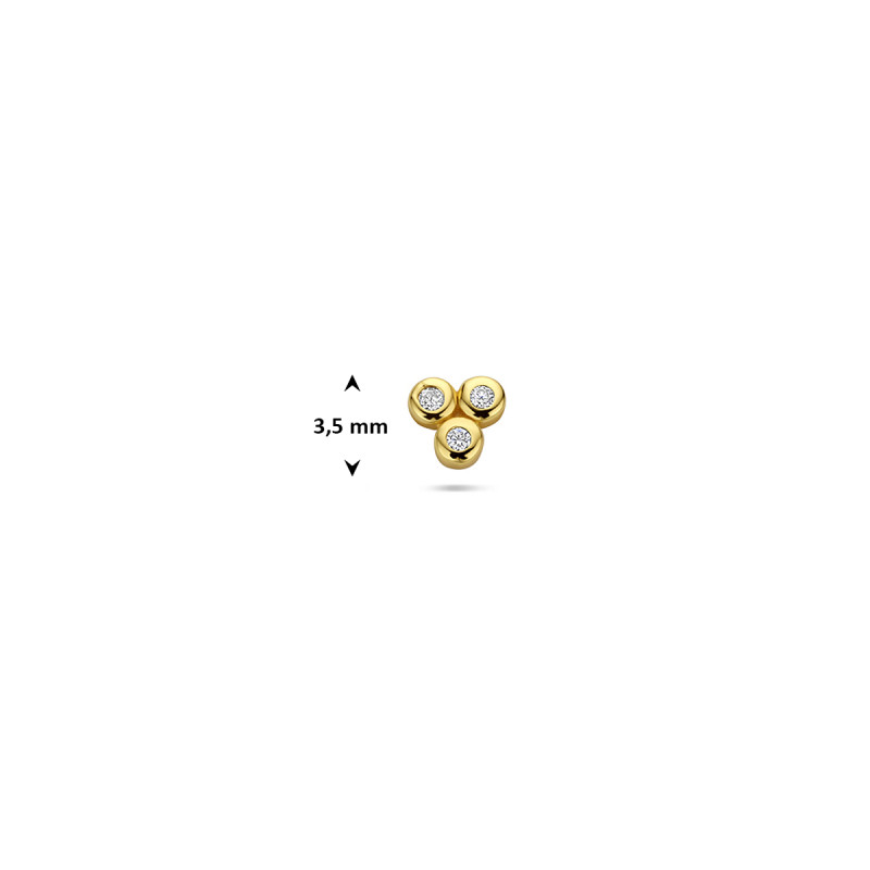 flat-back-gold-plated-oorpiercing-met-3-ronde-transparante-zirkonia-s-3-5-mm-per-stuk