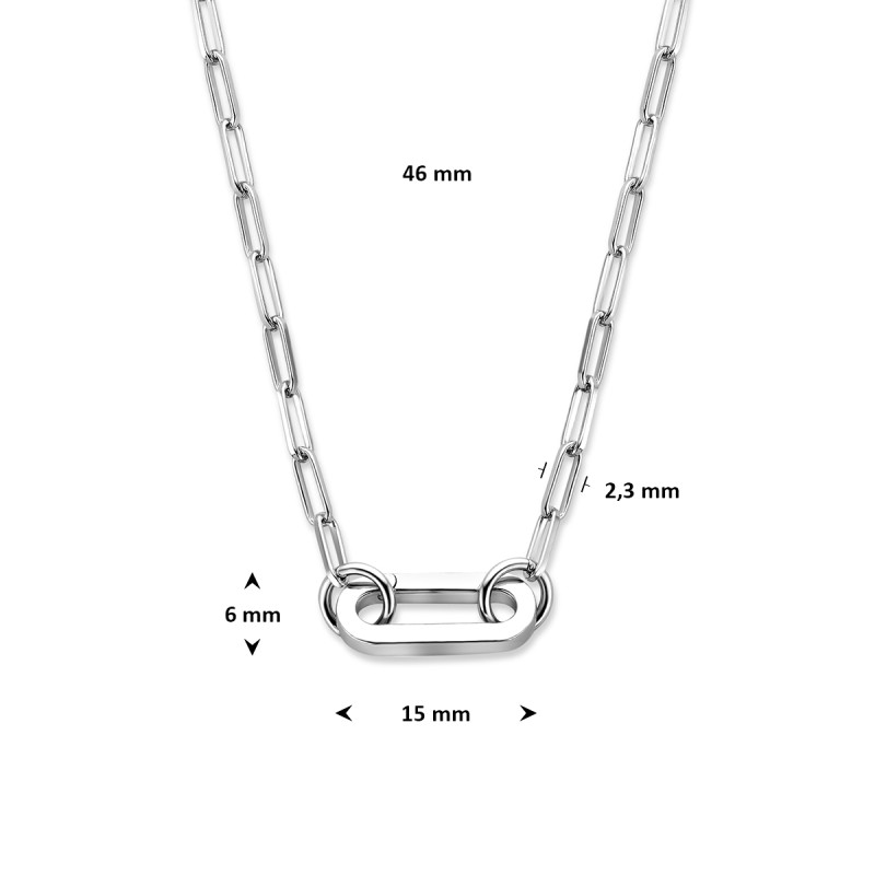 gerhodineerd-925-zilveren-paperclip-ketting-met-connector-2-3-mm-breed-lengte-46-cm