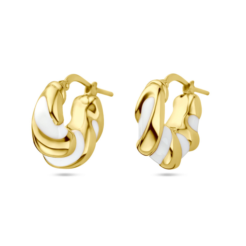 gold-plated-gedraaide-oorringen-met-roze-emaille-51830