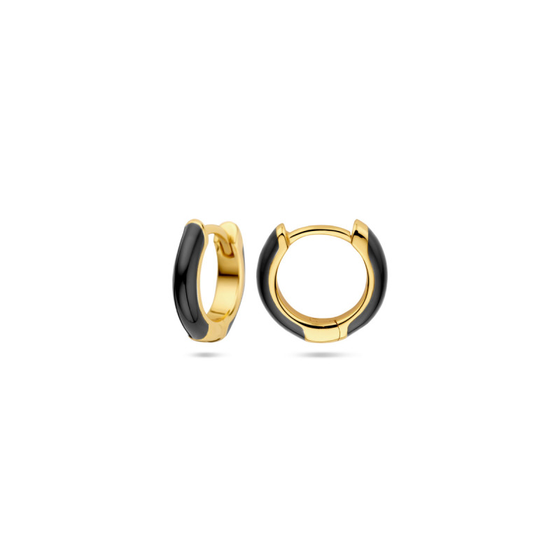 gold-plated-klapoorringen-met-zwarte-emaille-2-5-mm-breed-diameter-10-5-mm