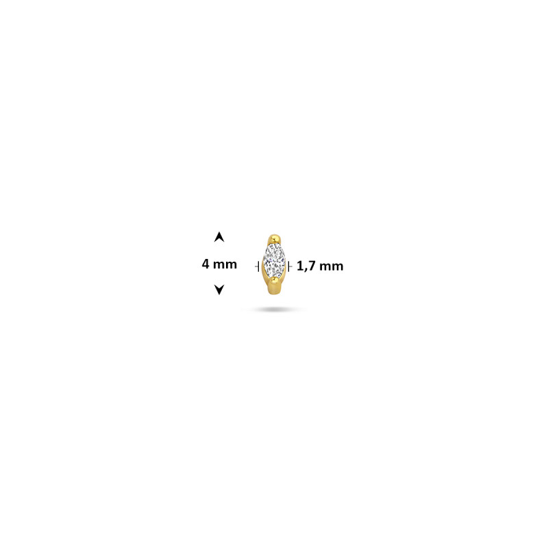 gold-plated-oorpiercing-flatback-met-glanzende-ovale-zirkonia-per-stuk