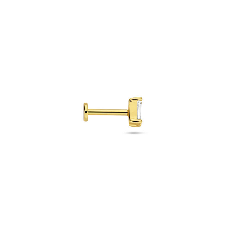 gold-plated-oorpiercing-flatback-met-rechthoekige-baguette-zirkonia-2-5-mm-breed-hoogte-4-5-mm-per-stuk