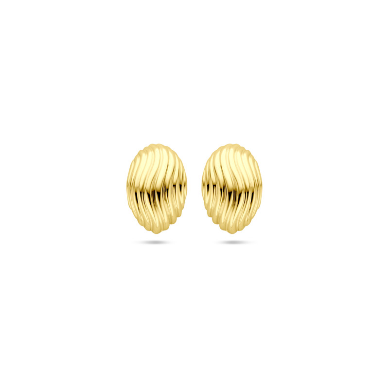 golvende-gold-plated-oorknoppen-ovaal-12-mm-breed-hoogte-18-mm