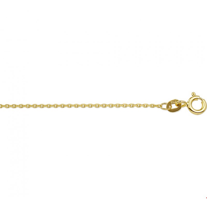 Gouden anker schakel ketting 41-43-45 cm Mostert Juweliers