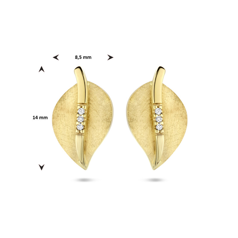 gouden-blad-oorknoppen-gescratcht-met-diamanten