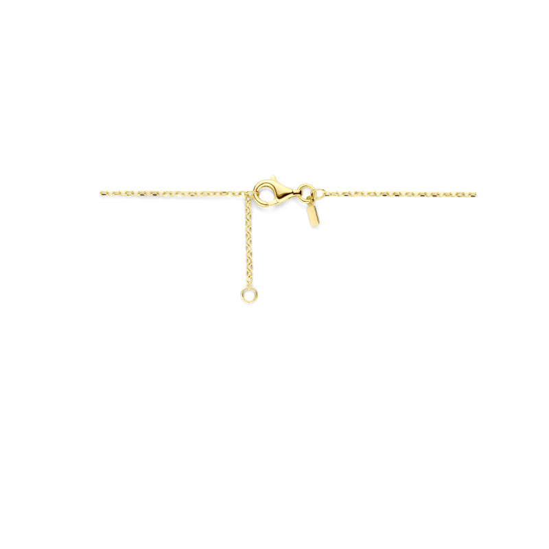 gouden-ketting-met-knoopvormige-hanger-en-anker-schakel-lengte-42-44-cm