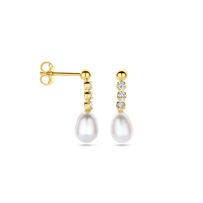 gouden-oorhangers-met-drie-zirkonia-s-en-parels-hoogte-19-mm