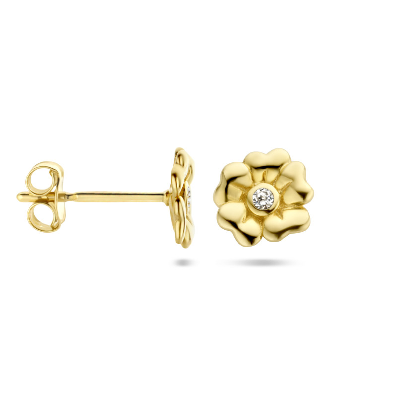 Pavé Klaver Ketting met Letters? Gratis verzending - KAYA Sieraden