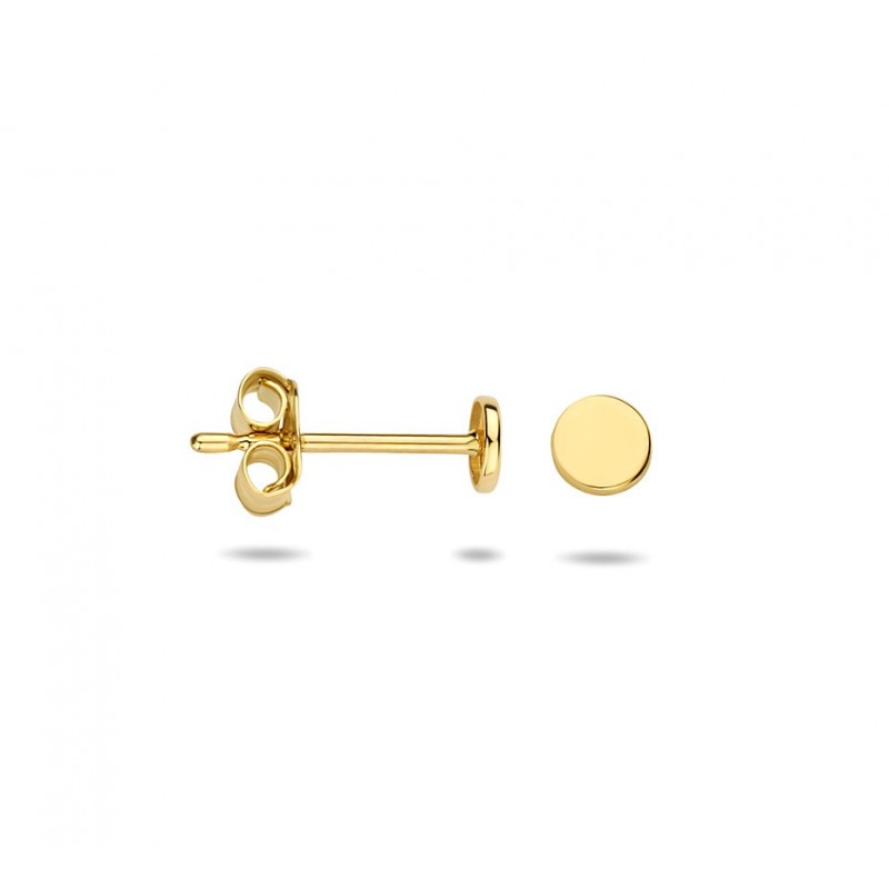 gouden-oorknopjes-rondje-3-mm
