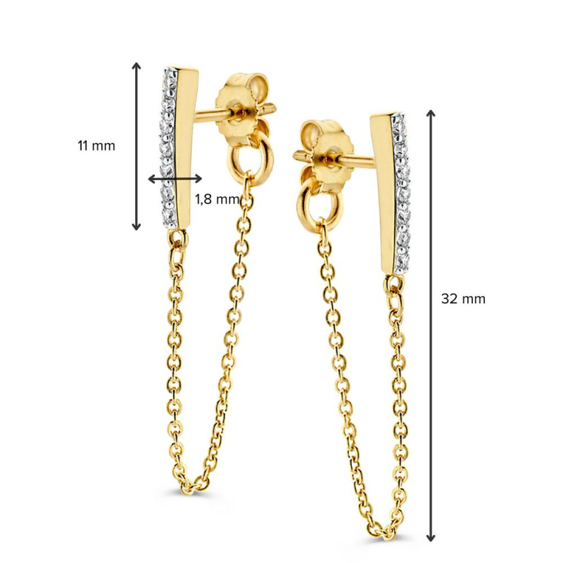 gouden-oorstekers-met-gouden-kettinkje-en-zirkonia-s-hoogte-32-mm