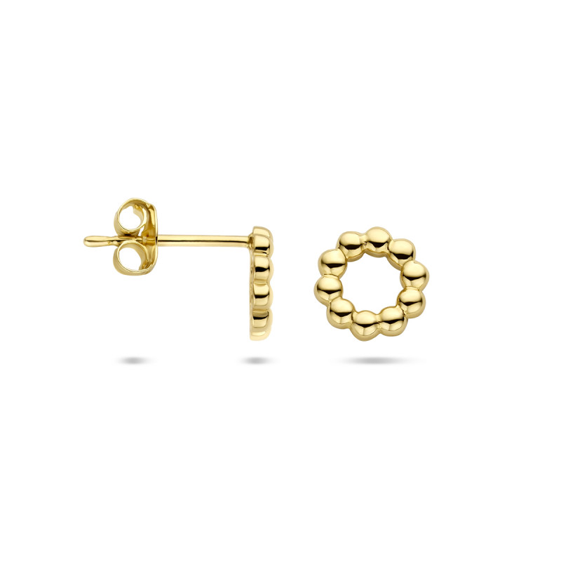 gouden-opengewerkte-en-ronde-oorknopjes-met-bolletjes-6-6-mm