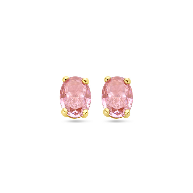 gouden-ovale-oorknopjes-met-roze-zirkonia-5-mm-x-7-mm