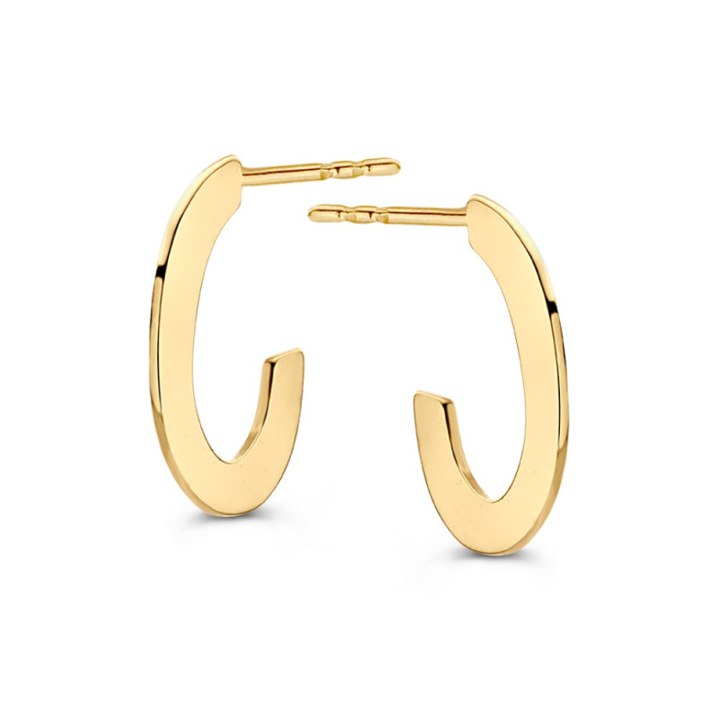 gouden-ovale-oorringen-met-een-strak-plat-design-hoogte-14-mm