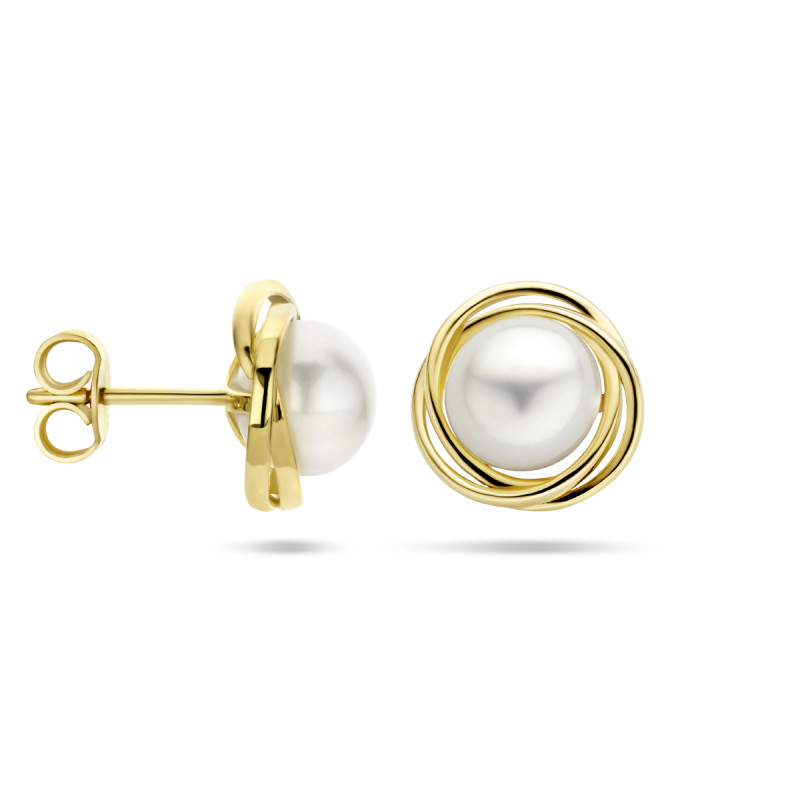 gouden-pareloorbellen-12-mm
