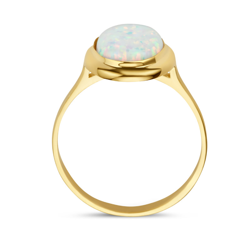 Ring met Ovale Gemstone