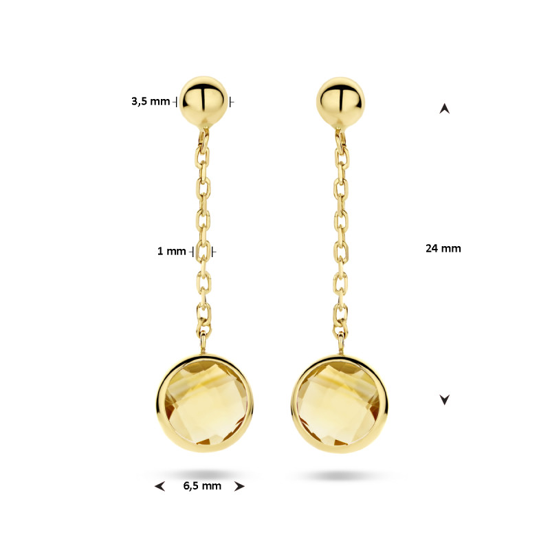 gouden-ronde-oorhangers-met-schakel-en-ronde-oranje-citrien-6-5-mm-x-24-mm
