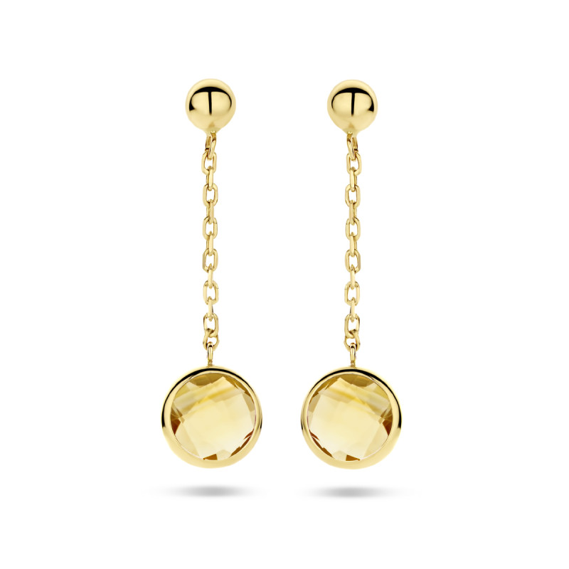 gouden-ronde-oorhangers-met-schakel-en-ronde-oranje-citrien-6-5-mm-x-24-mm