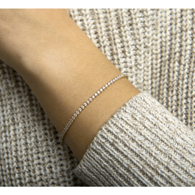 TI SENTO zilveren tennisarmband 2842ZI | Mostert Juweliers