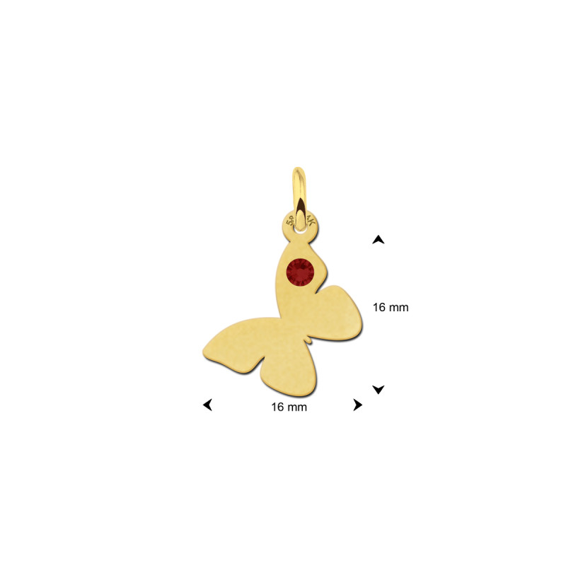 gouden-vlinder-hanger-met-geboortesteen
