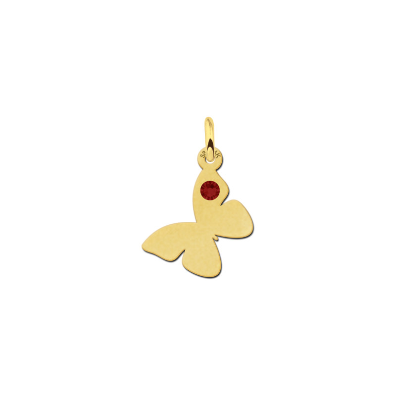gouden-vlinder-hanger-met-geboortesteen