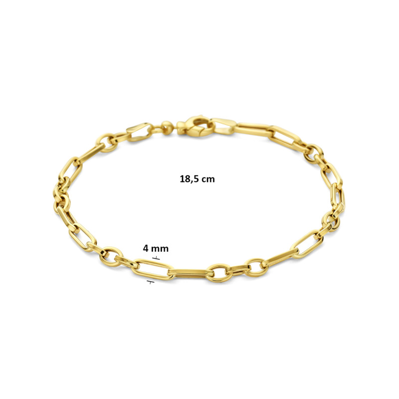 goudkleurige-9-karaat-dames-armband-met-schakels-glanzend-4-mm-breed-lengte-18-5-cm