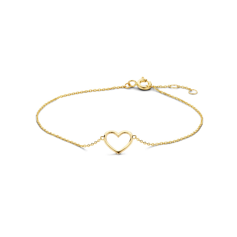 goudkleurige-armband-met-open-hartjes-hanger-9-karaat-lengte-16-17-18-cm