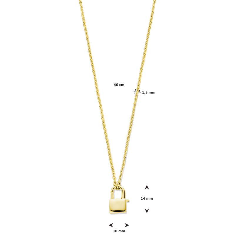 goudkleurige-ketting-met-hangslot-hanger-14-mm-1-5-mm-breed-lengte-46-cm