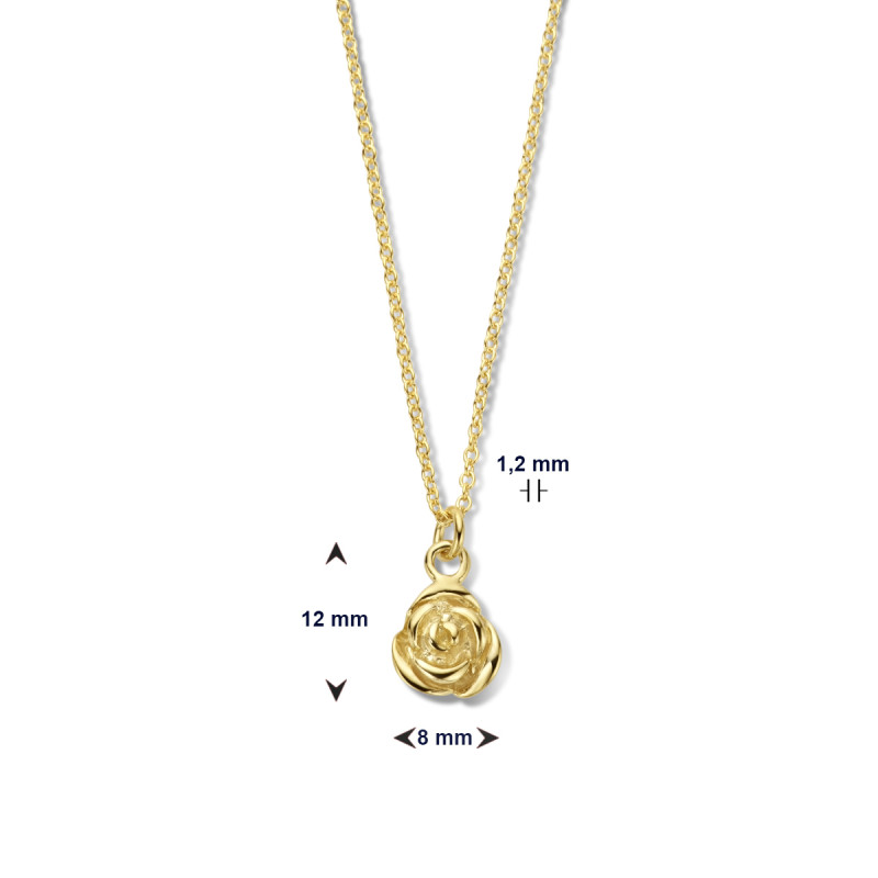 goudkleurige-ketting-met-roos-hanger-12-mm-lengte-41-45-cm