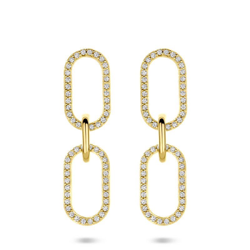 goudkleurige-oorhangers-met-transparante-zirkonia-en-ovale-schakels-8-5-mm-breed-hoogte-33-mm